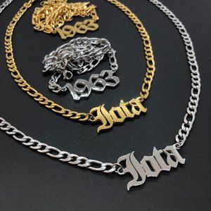 Iota Necklace Gold/ Iota Chain Silver/ 1963 Necklace Gold/ 1963 Chain Silver